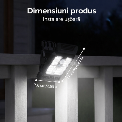 Lămpi Solare Portabile cu Clip