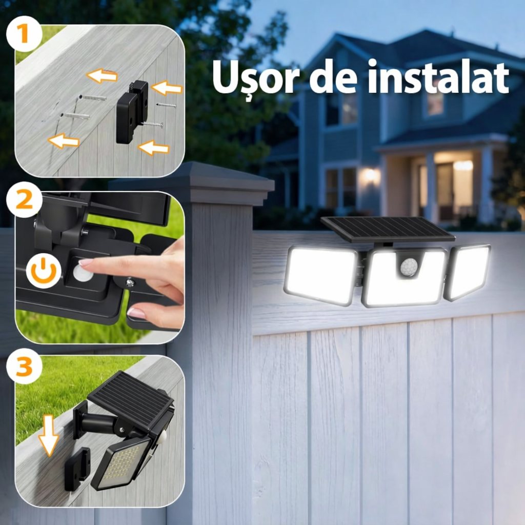 Lumină Solară de Exterior