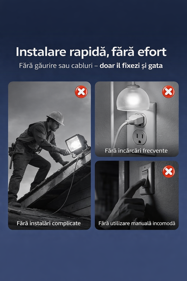 Lămpi Solare Portabile cu Clip